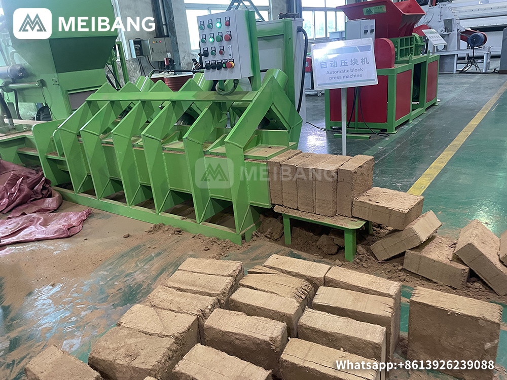 Coconut Coir Block Making Machine