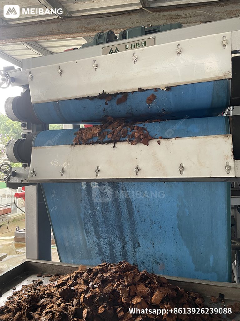 Coconut shell blocks processed by coconut dehydrator