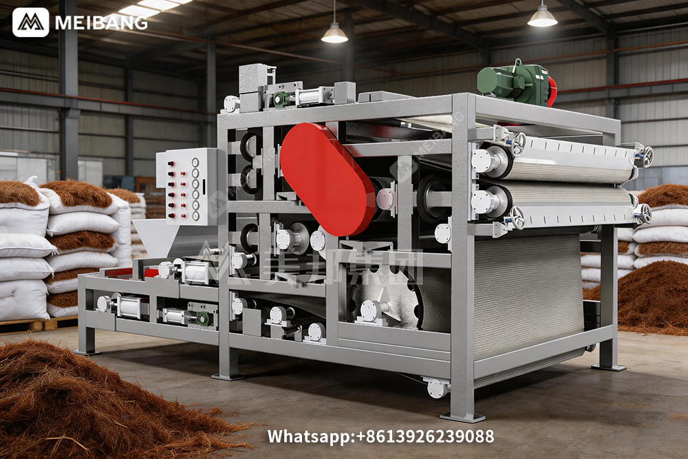 Coco Peat Dewatering Machine