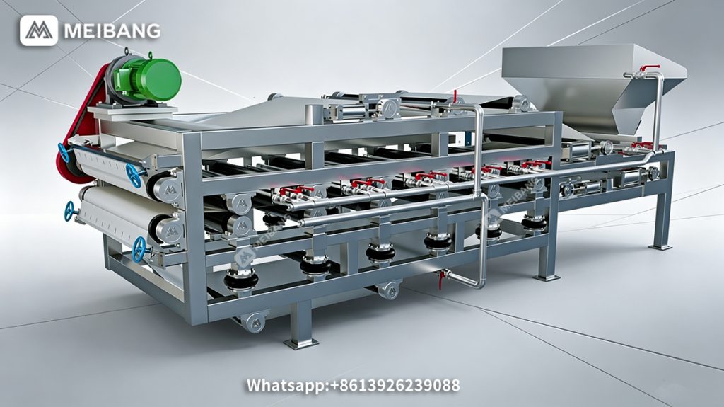 Coconut coir desalination and dehydration machine