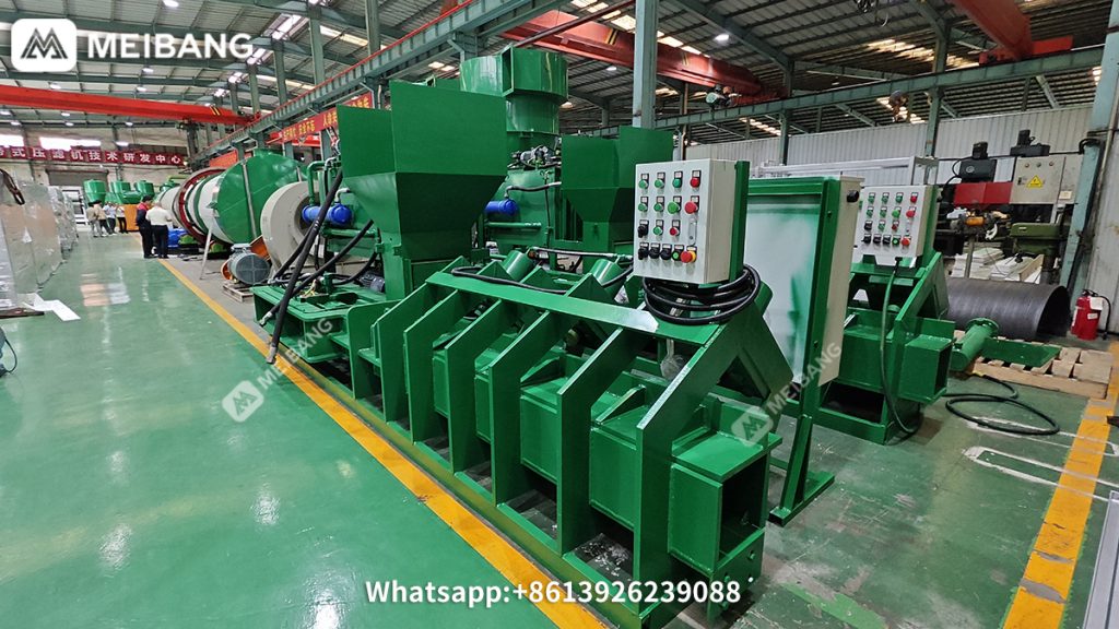 Coconut bran brick press