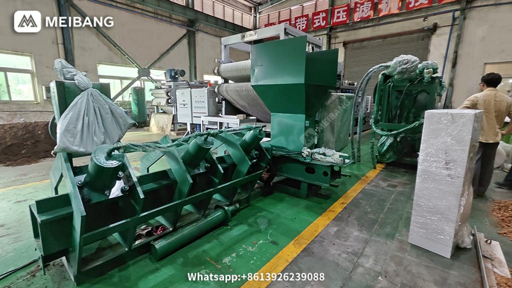 Coconut coir production line equipment for packaging and shipping
