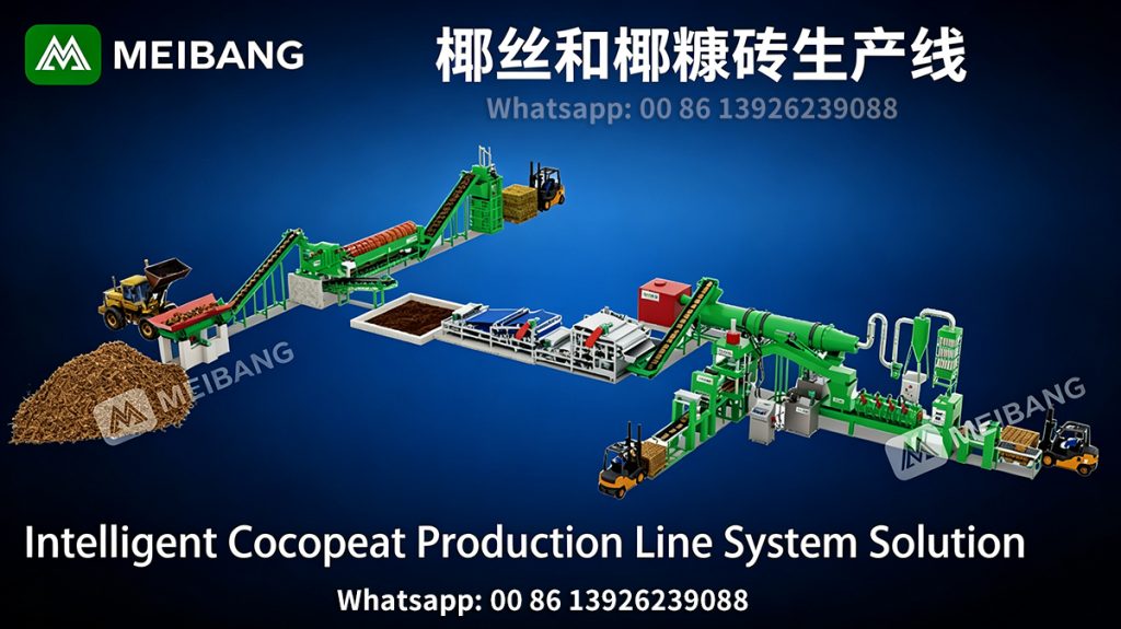 Intelligent Cocopeat Production Line System Solution
